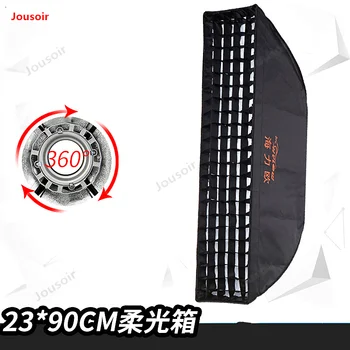 

Photographic Equipment Studio Series softbox Studio Flash honeycomb soft Light box 23*90cm CD50 T03