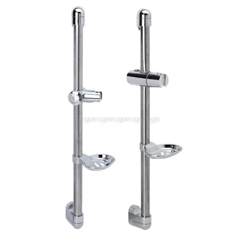 

A Set Shower Rod Soap Dish Lifter Pipe ABS Lifting Frame Adjustable Head Holder J16 19 Dropship
