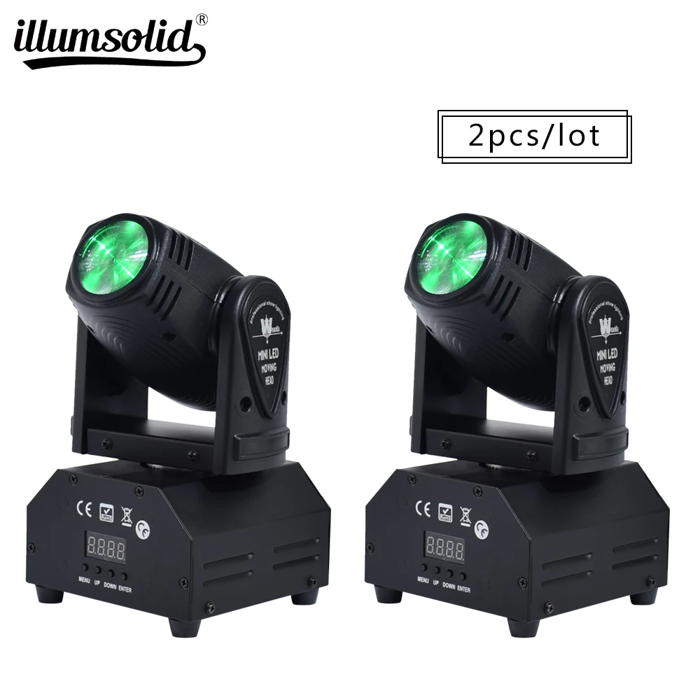 

Mini Moving head 10w beam led disco lamp dj effect lighting 2pcs/lot