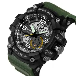 Сандалии зеленый черный военные часы Хронограф Авто Дата Неделя Кварцевые наручные часы спортивные часы Relógio orologi masculino