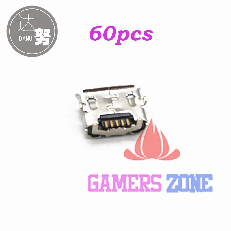 60pcs Micro USB Charging Port Plug for PlayStation 4 Dualshock Wireless