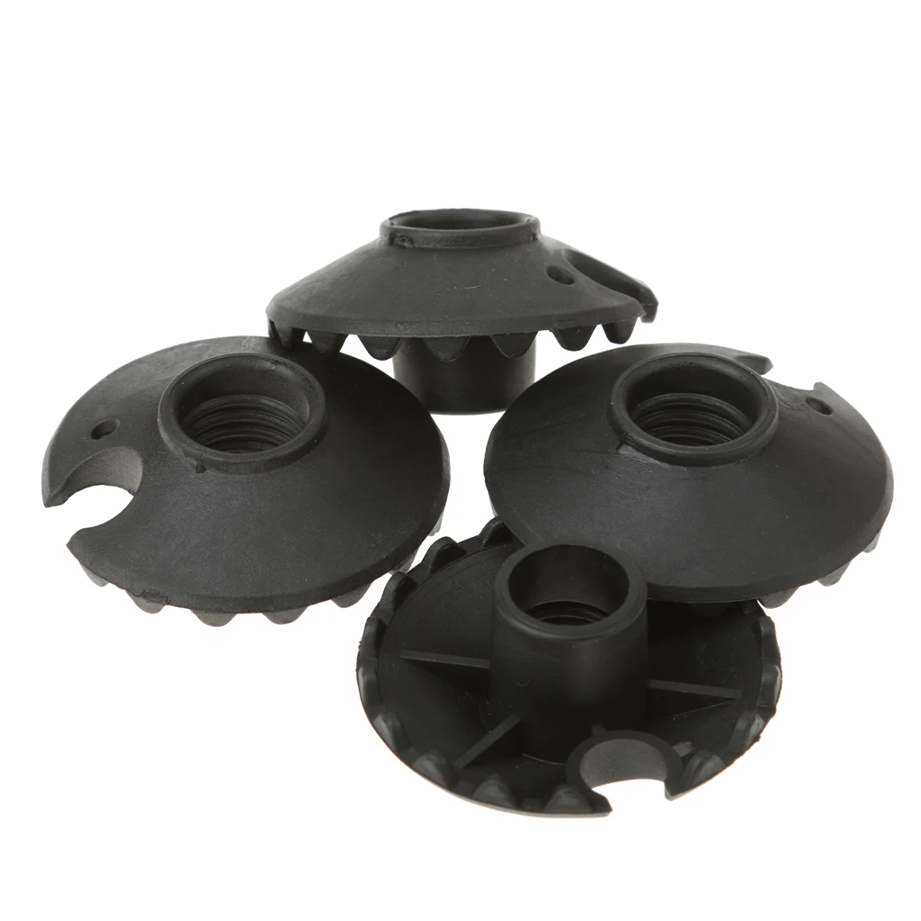  4pcs Removable Rubber Mud Basket Replacement Tips Protectors for Trekking Poles Hiking Sticks 4cm  Walking Stick Protectors