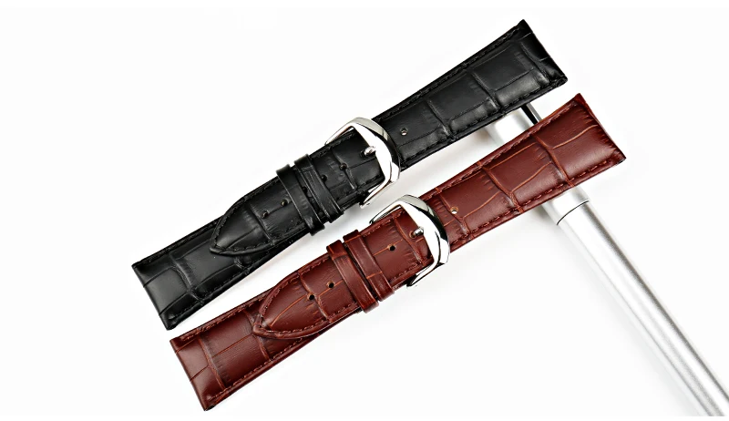 Новые аксессуары для часов MAIKES, браслет для часов, ремень из мягкой натуральной кожи, ремешок для часов 16, 18, 20, 22, 24 мм, Ремешки для наручных часов