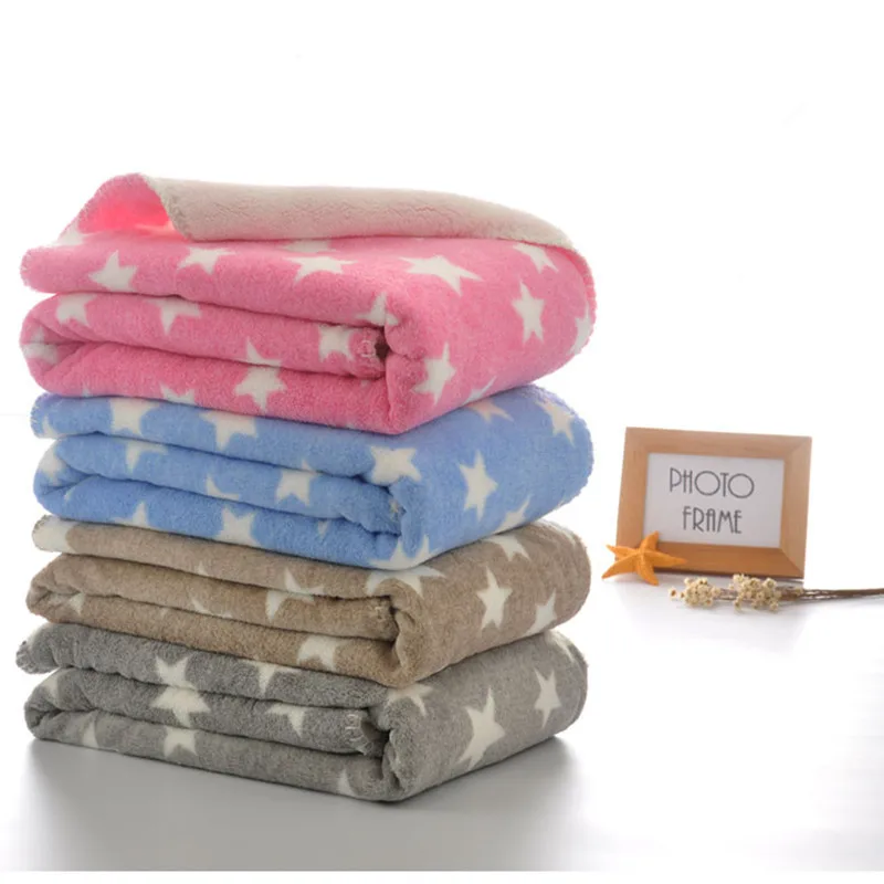 Hot Winter Newborn Baby Blanket Child Blanket Swaddling Coral Fleece