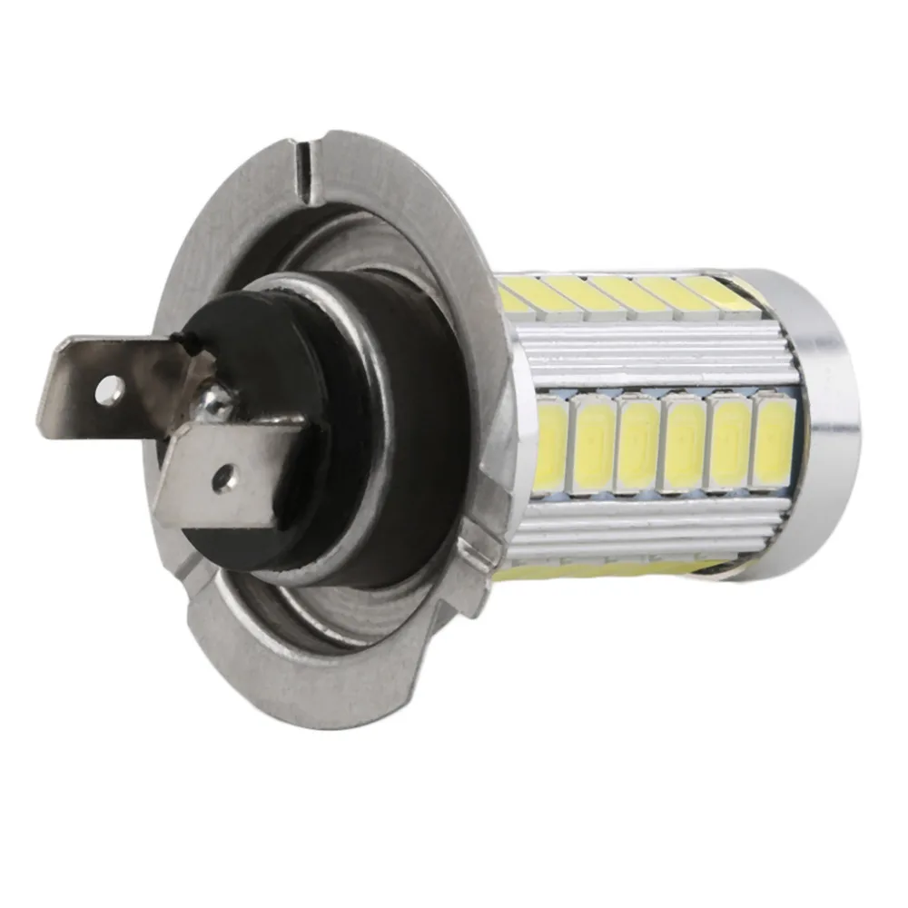 

H7 Super Bright Light Headlight White 5630 SMD 33 LED Car Auto Lens Fog Driving Light Lamp Bulb DC12V