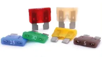 

0287 1A 2A 3A 5A 10A 15A 20A 25A 30A 40A 32V Medium Auto Fuse Car Boat Motorcycle Blade Fuses Resistor For Littelfuse x 100PCS