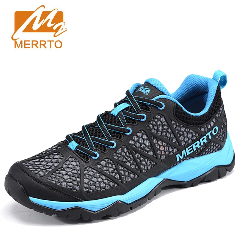 

MERRTO Men Outdoor Hiking Shoes Walking Sports Breathable Air Mesh Shoes Camping Trekking Sneakers Climbing Mountain Sneakers