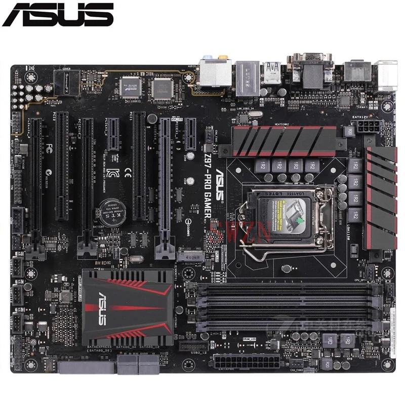 

original Used Server motherboard For Asus Z97-PRO GAMER Socket 1150 I7 I5 I3 Maximum 4*DDR3 32GB 4xSATAIII 1xM.2 ATX