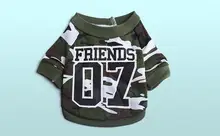 New dogs cats fashion army camouflage vest clothes doggy summer t shirt puppy vests clothing pets shirts 1pcs XS S M L
