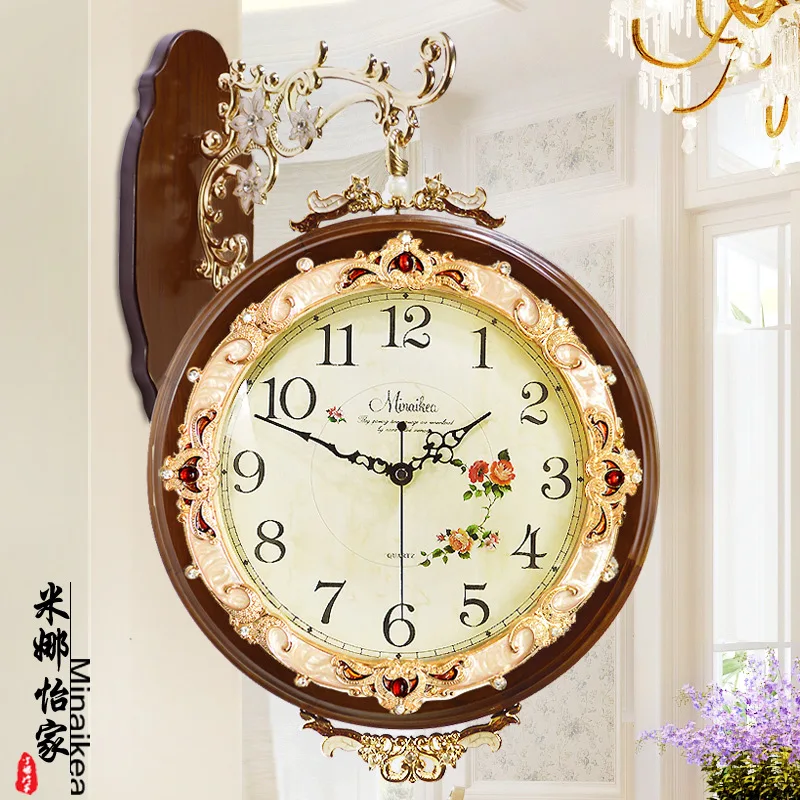 

Double-sided Wall Clock Modern Design Wall Watch Mechanism Clock Mute Pow Patrol Quartz Clocks Klok Relogio Parede Decor Clocks