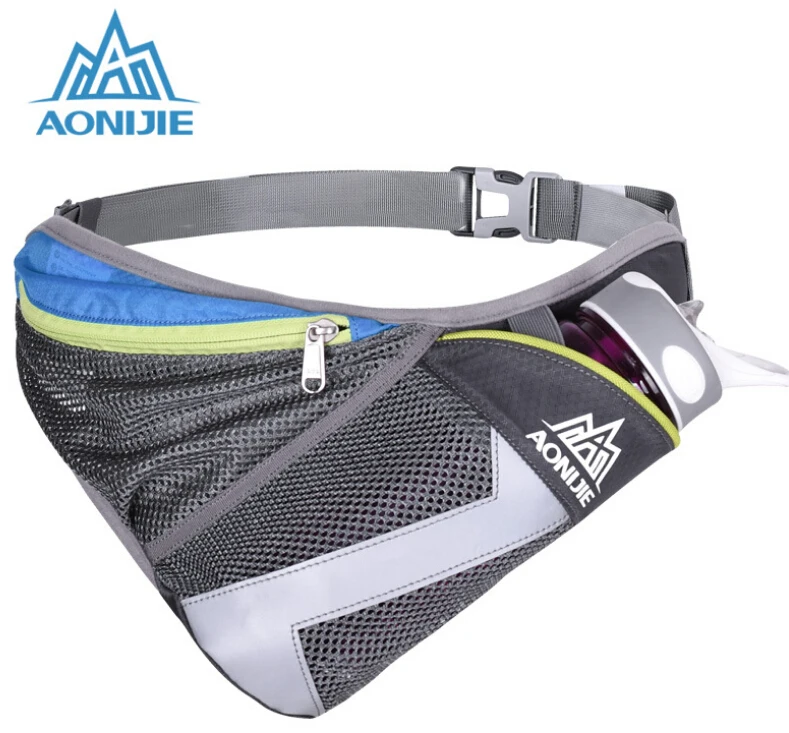 AONIJIE Men Women Lightweight Waist Pack Water Bottle Belt Hip Money