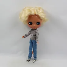Blyth ню кукла для серии No.75BL349 золотые волосы подходит для DIY Изменить Игрушки для девочек