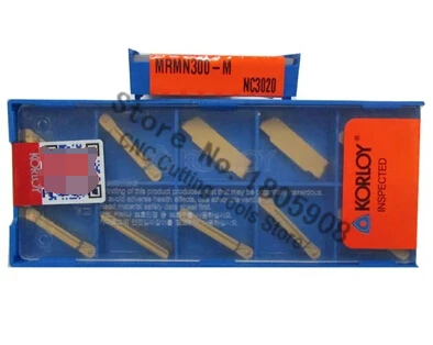 10PCS inserts Brand MRMN300-M  NC3030 carbide turning insert ,cnc grooving cutting insert ,uitable for processing of Steel
