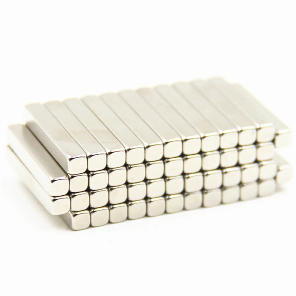

2pcs F25x4x4mm Super Powerful Strong Rare Earth Block NdFeB Magnet Neodymium N35 Magnets F25*4*4mm Free Shipping