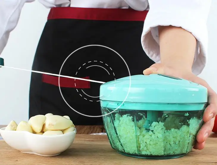 

Kitchen Tools Multifunction Food Chopper Garlic Cutter Vegetable Slicer Speedy Chopper Tools Manual Meat Grinder Drop shipping