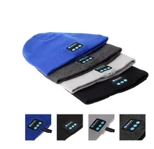 2017 Wireless bluetooth hat Smart Cap Headset Headphone Speaker Mic Bluetooth Hat Earphones with Microphone Soft Warm Beanie Hat