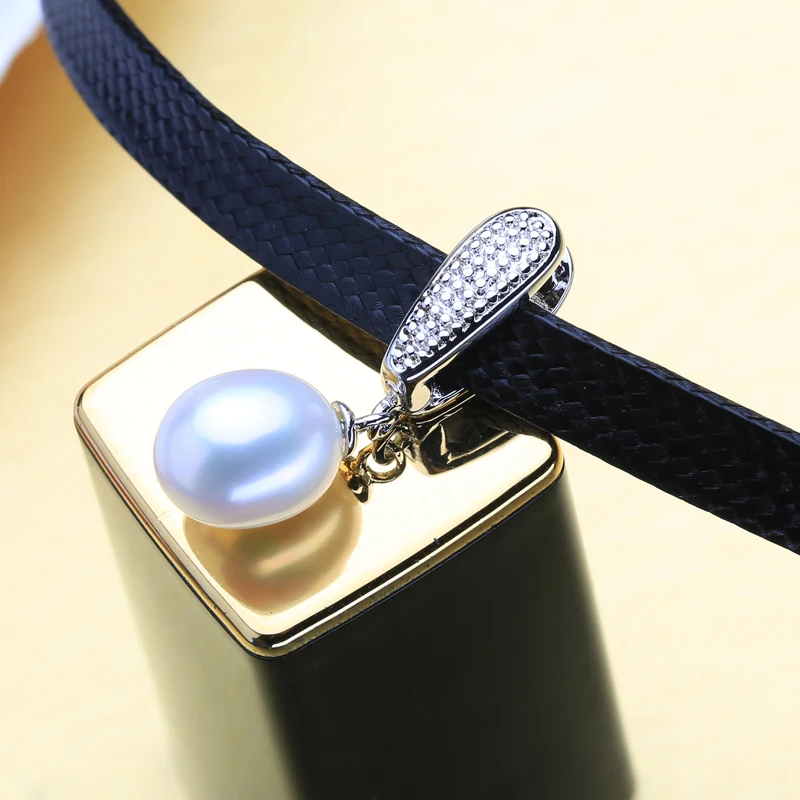 Fenasy жемчужные украшения ожерелье натуральный белый жемчуг кулон колье для женщин Женская винтажная цепочка на шею; ожерелье