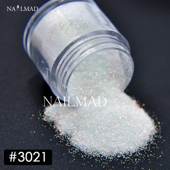 

10ml White Glitter Sequins Shiny Nail Glitter Dust Nail Art Colorful White Powder Dust Tips Makeup Manicure Nail Decoration