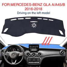 Коврик для приборной панели: Mercedes-Benz GLA A/A45/B- черный ковер приборной панели автомобиля Солнцезащитная изоляция