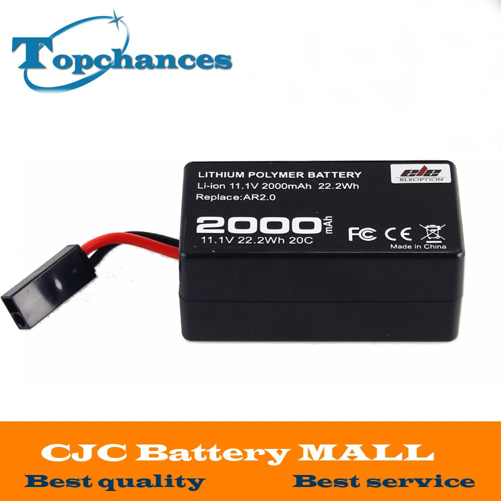 

High Capacity 2000mAh 11.1V 20C 22.2Wh Powerful Li-Polymer Battery For Parrot AR.Drone2.0 Quadcopter