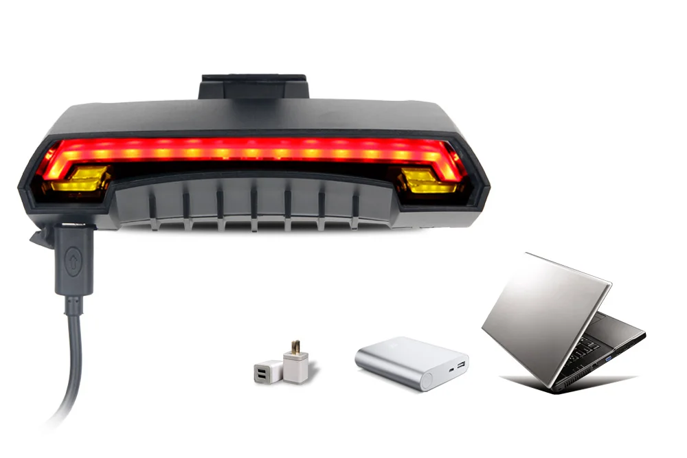 Top Bicycle Light USB Charging Cycling Rear Lamp Bike Accessories Bicycle Lamp luces bicicleta Tail Led Turn Signals Bike Light 14