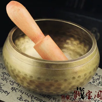 

Bronze Decoration Tibetan Singing Bowl Hand Hammered Chakra Religion Belief Wholesale bronze Bowls Striker price Factory