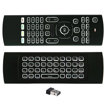 

Remote Control MX3 MX3-L Backlit Air Mouse T3 Smart Voice 2.4G RF Wireless Keyboard for X96 mini KM9 A95X H96 MAX Android TV Box