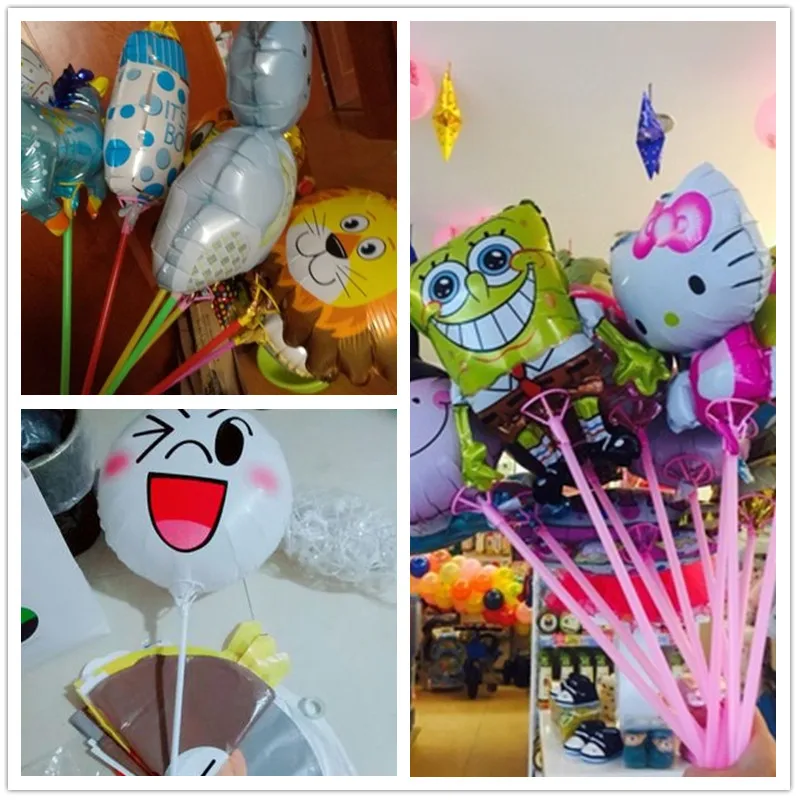 Party Supplies Balloon Holder Sticks with Cups Decoration PVC Rods