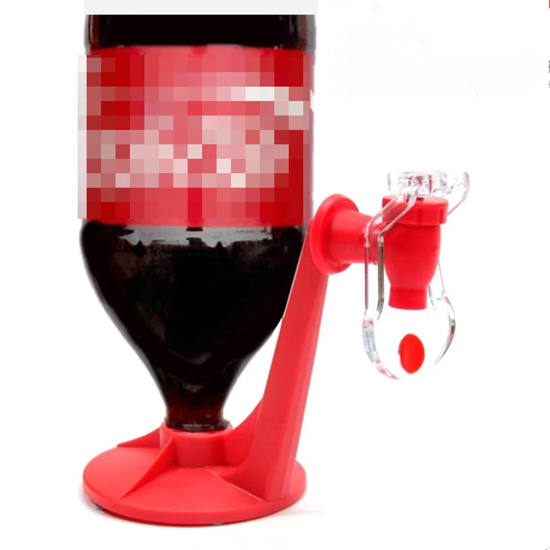 

1Pcs Kitchen and Dining Bar Tools Switch Plastic Drinking Beverage Dispenser Mini Soda Upside Down Drinking Fountains Cola