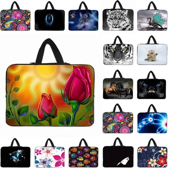 

Casual And Beautiful Waterproof Dustproof Laptop Bag Notebook Portable HandBag For Macbook Air 13" Case 10 12 13 14 15 17 Inch