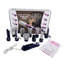10in1 110v-220v 1200W power Multifunctional Hair curlers styling tools hair sticks kinkiness hair dryer machine comb