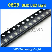 0805 SMD ультра яркий двойной цвет красный/зеленый свет светодиодный 200 шт./лот светодиодный Диод