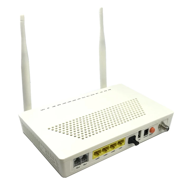 Регулятор модуляции волокна wifi GPON/2,5G FTTO Light Cat регулятор один 1000M LAN порт 2TEL + 4EF + 1GPON + 1USB + CATV + 2,4G wifi OLT