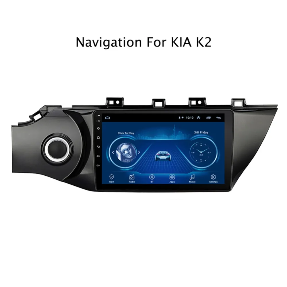 Clearance 9" Super Slim Touch Screen Android 8.1 radio GPS Navigation for Kia RIO K2 2017 HEADUNIT tablets Stereo Multimedia Bluetooth 0
