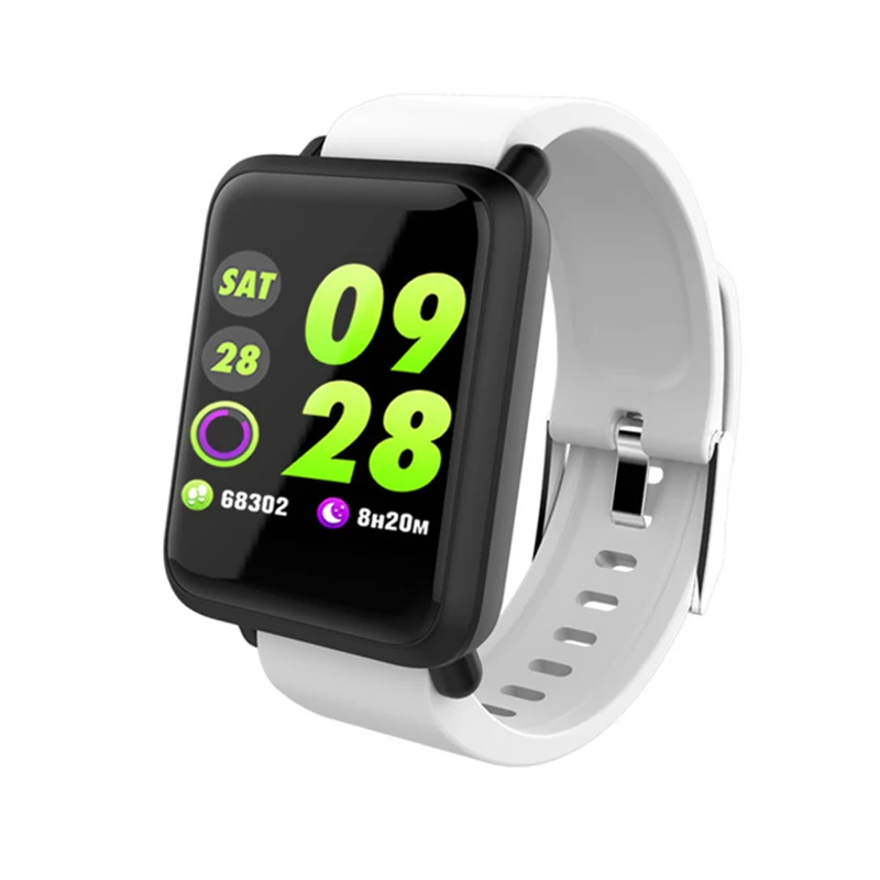 

M28 Smart Watch Big Screen Heart Rate Monitor Blood Pressure Blood Oxygen SPO2 Multi Sport Mode Swim Smartwatch IP67