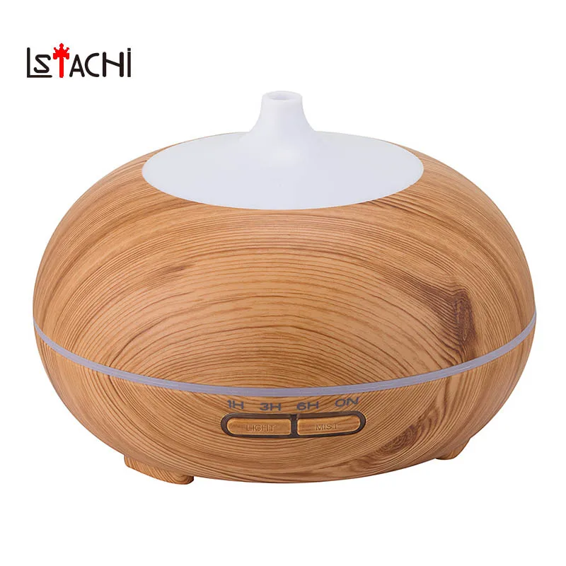 

LSTACHi 300ml Aroma Diffuser Aromatherapy Wood Grain Essential Oil Diffuser Ultrasonic Cool Mist Humidifier for Office Home
