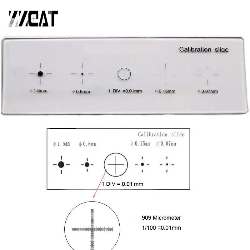 Buy 909 Dot Crosshair Optical Glass Microscope Slides