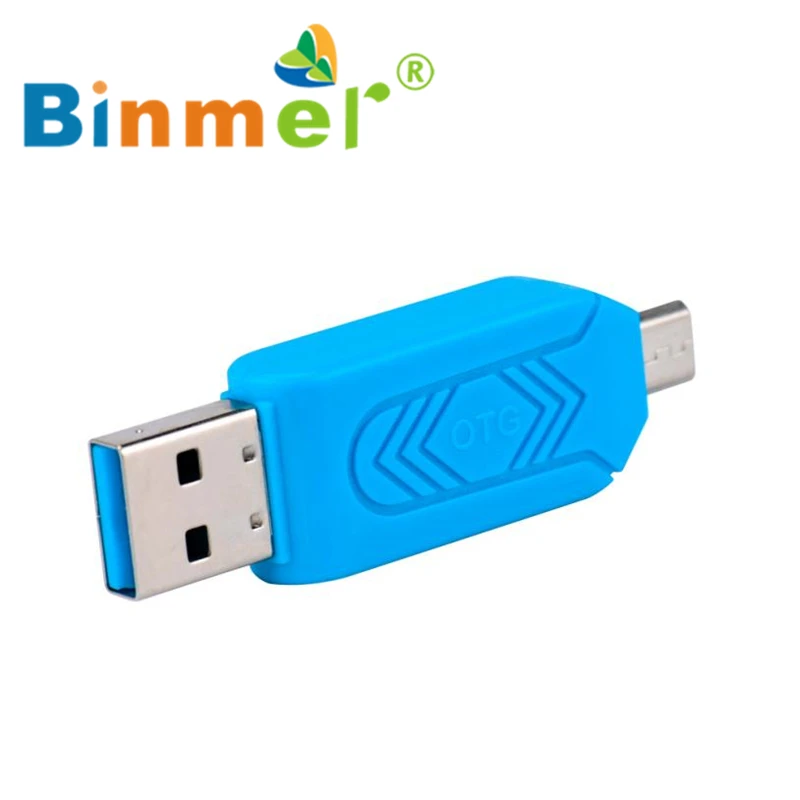 Mini-USB 2.0 + OTG Micro SD/SDXC TF Card Reader адаптер U Disk_KXL0629