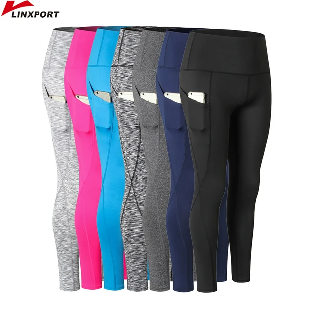 US $9.61 Women Yoga Capris High Elastic Fitness Leggings Cycling Pants Slim Running Tights Sportswear Sports