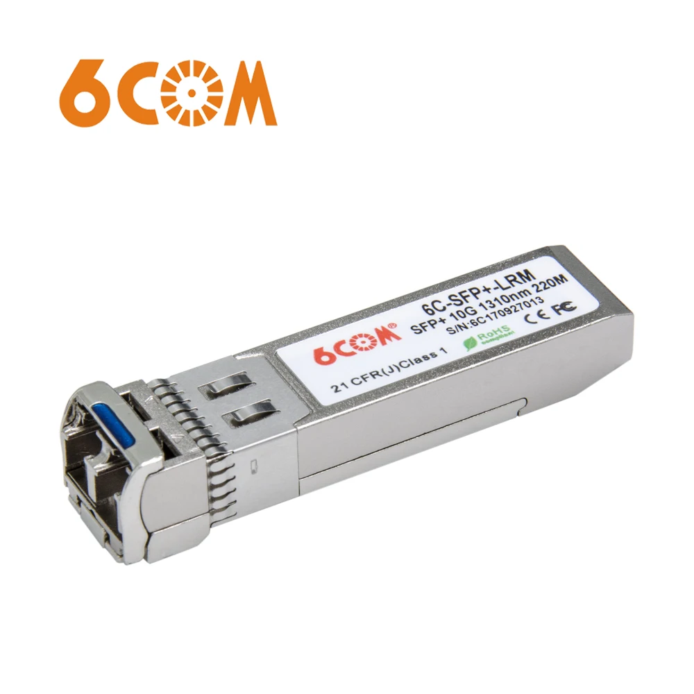 

6COM Compatible for HP J9152A/455889-B21/JD093A/JD093B 10GBase-LRM 10Gb/s SFP+ Transceiver module, MMF 1310nm 220m