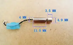 Бесплатная доставка 4 мм x 11,5 мм 4 мм * 11,5 мм Двигатель, полая чаша Вибрационный двигатель микро dc бесщеточный двигатель 50 шт./партия