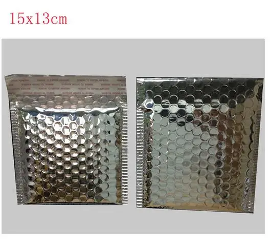 

13*15cm+4cm Small CD/CVD Packaging Shipping Bubble Mailers gold paper Padded Envelopes Bag Bubble Mailing Envelope Bag