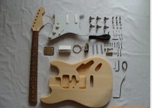 

Electric guitar semi-finished unassembled kits, ST Electric guitar #1