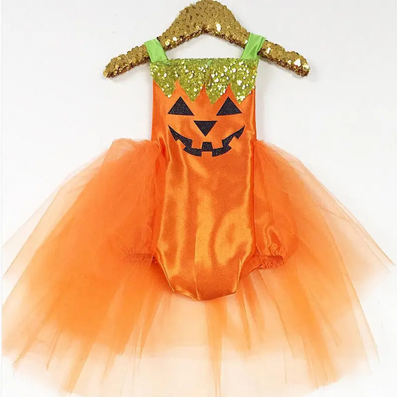 

2017 new arrival Summer Baby Girls Romper Halloween Baby Kids Party Costume Romper Fancy Dress Costplay Outfit 0-2Y