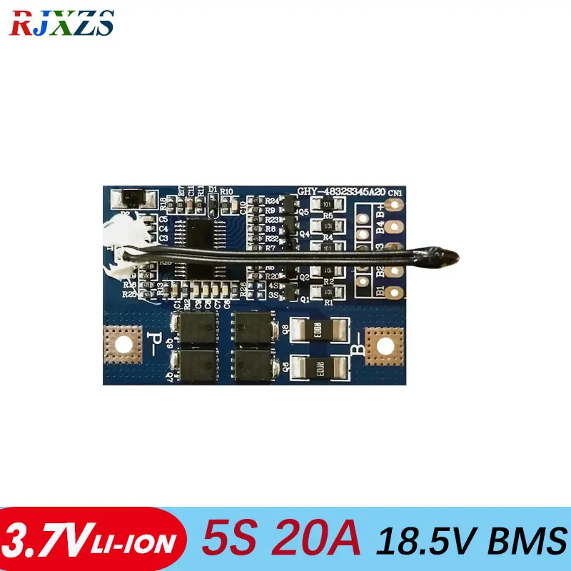 5S 20A 18 5 V li ion BMS PCM Защитная плата батареи bms pcm с балансировкой для литиевого