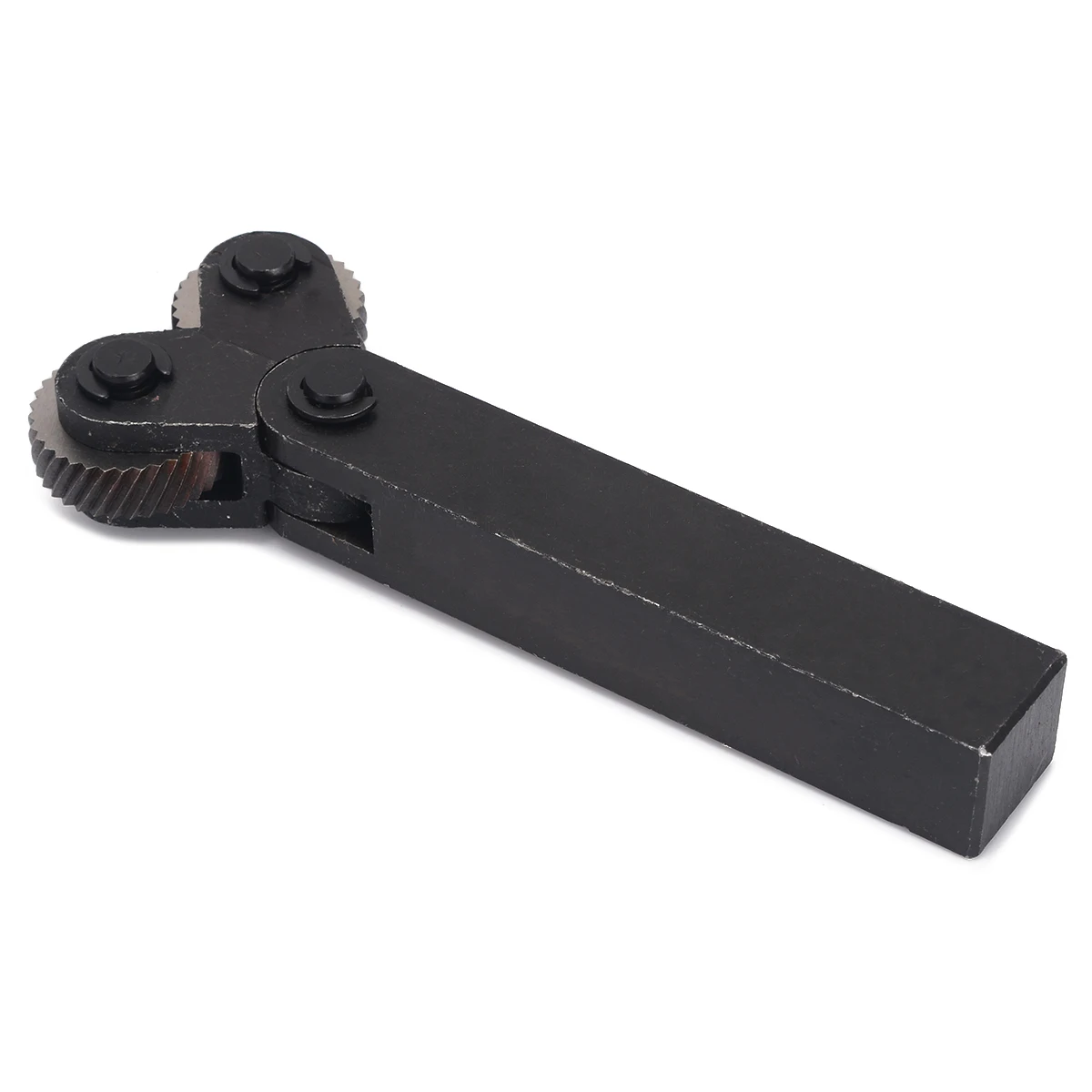 7pcs Steel Dual Wheel Knurling Tool Set with Diagonal  Linear Knurl Wheel 0.5/1/2mm Pitch