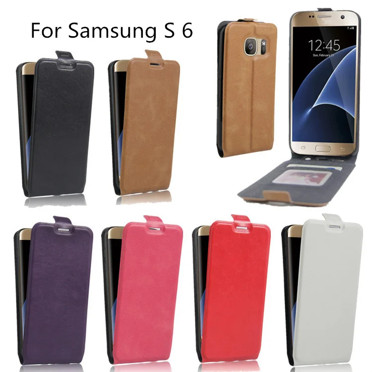 For Samsung S 6 Vintage Flip Wallet Leather Cover Case Coque Galaxy S6 G9200 Mobile Phone Funda Bag With Card Holder |