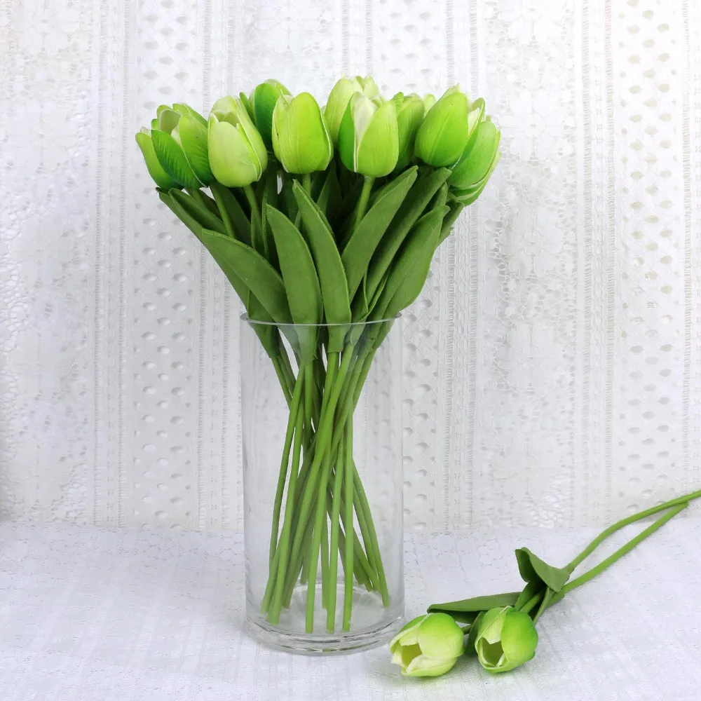 31 шт. Искусственный тюльпан PU искусственный букет реальные цветы для дома Свадебные Декоративные цветы Свадебные украшения