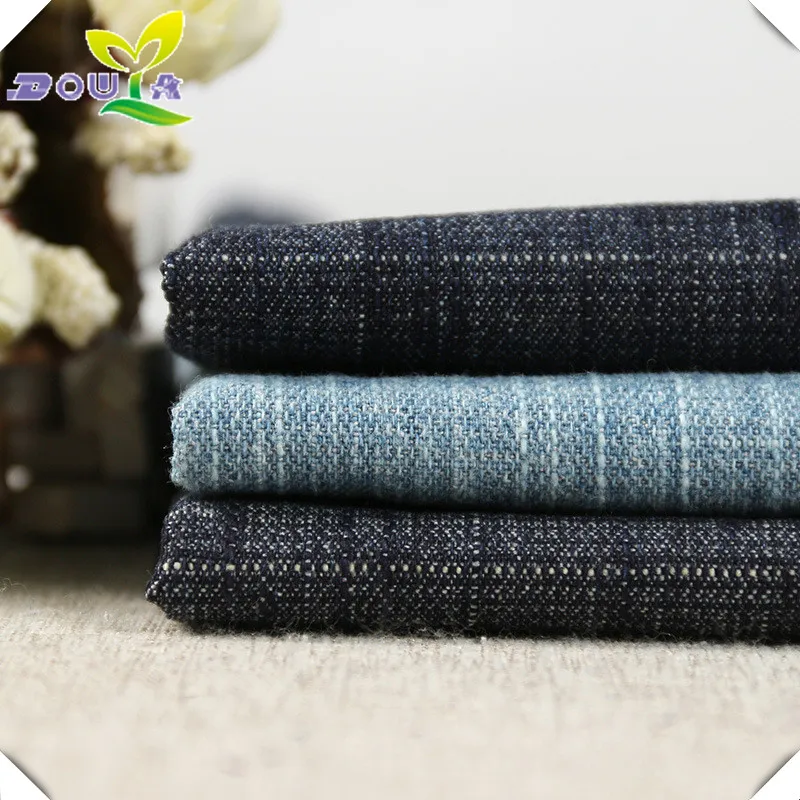 

New spot bamboo washed denim fabric cotton trousers and denim fabric cloth for bags