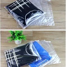 500 ПК изготовленным на заказ логосом Пластик сумка для хранения прозрачный на молнии печать дорожные Zip-пакет клапан слайд герметизирующее уплотнение сумка для косметики Костюмы